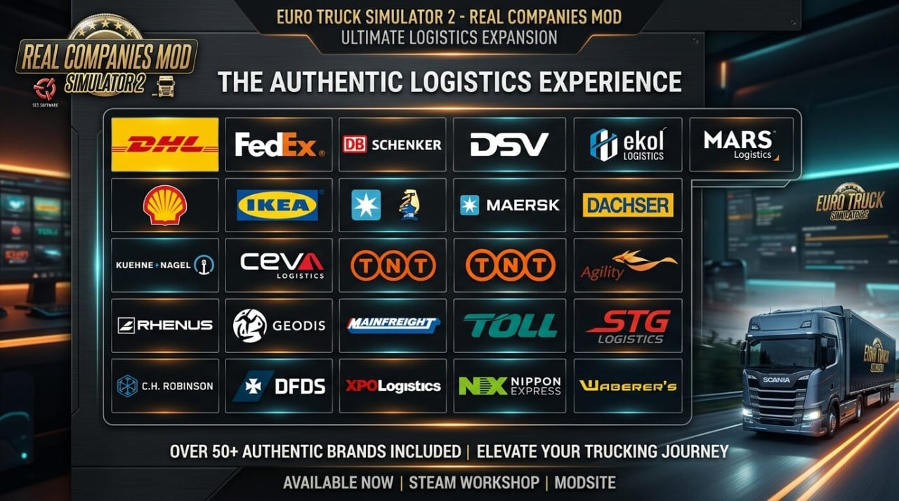 Real Companies & Cargo Logistics Mod