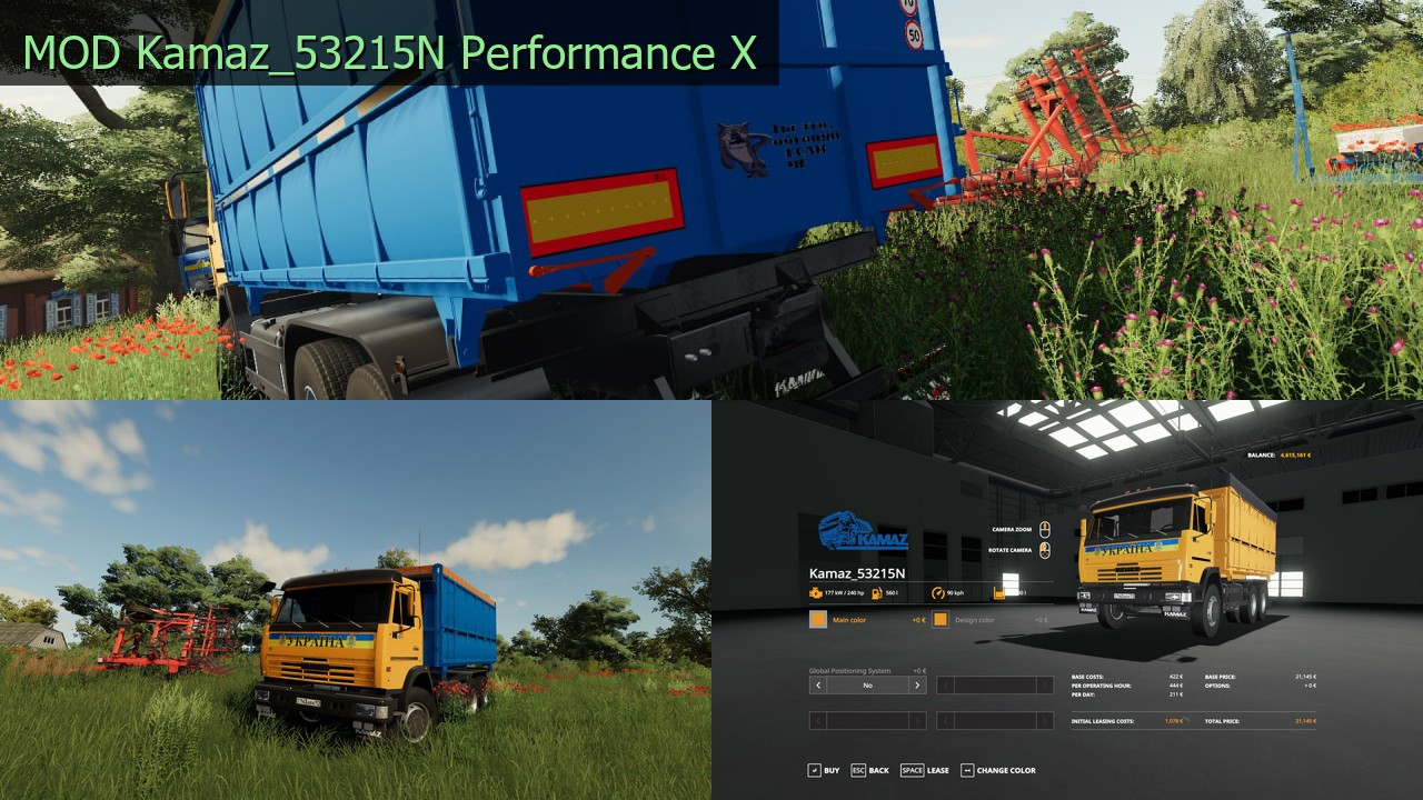 MOD Kamaz_53215N Performance X