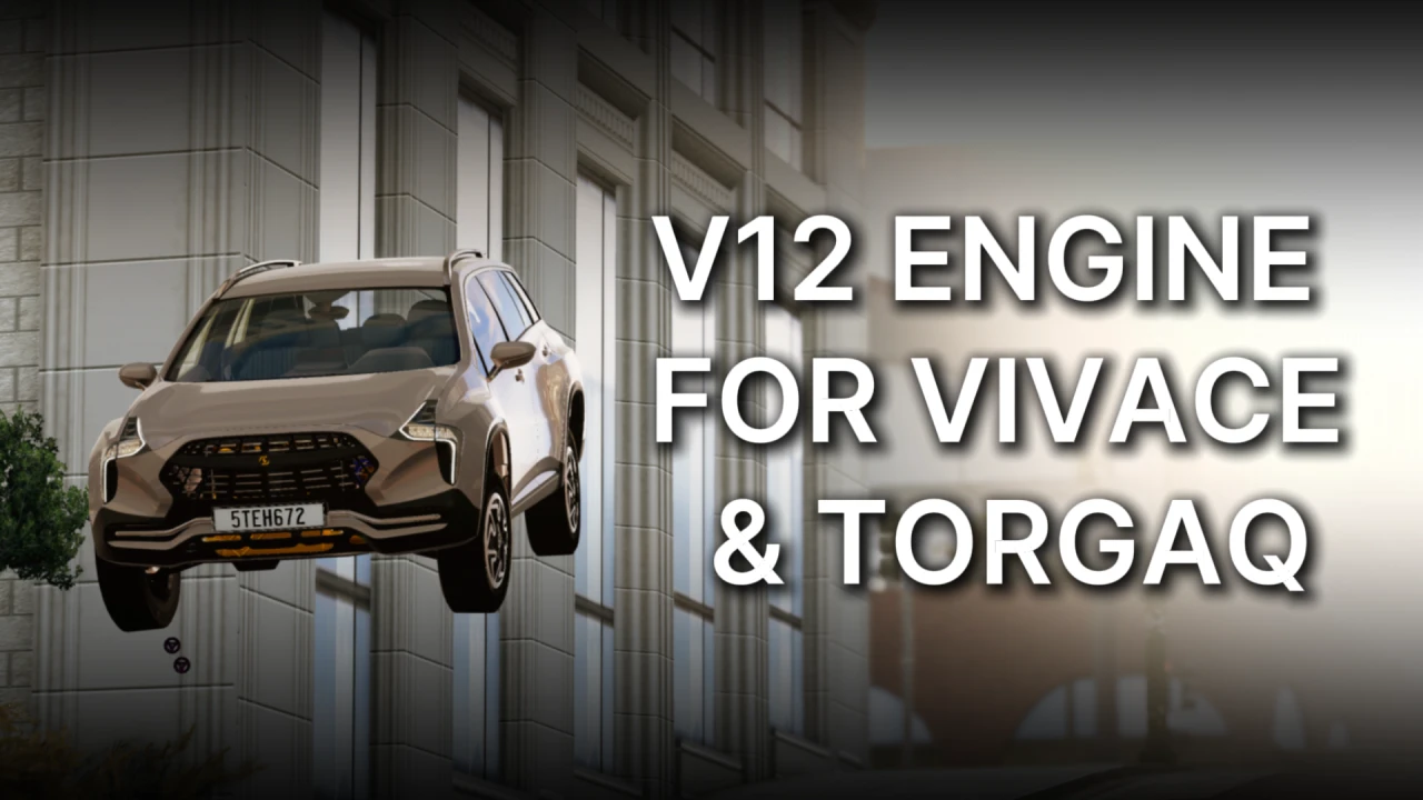 V12 Engine for Vivace and Tograc