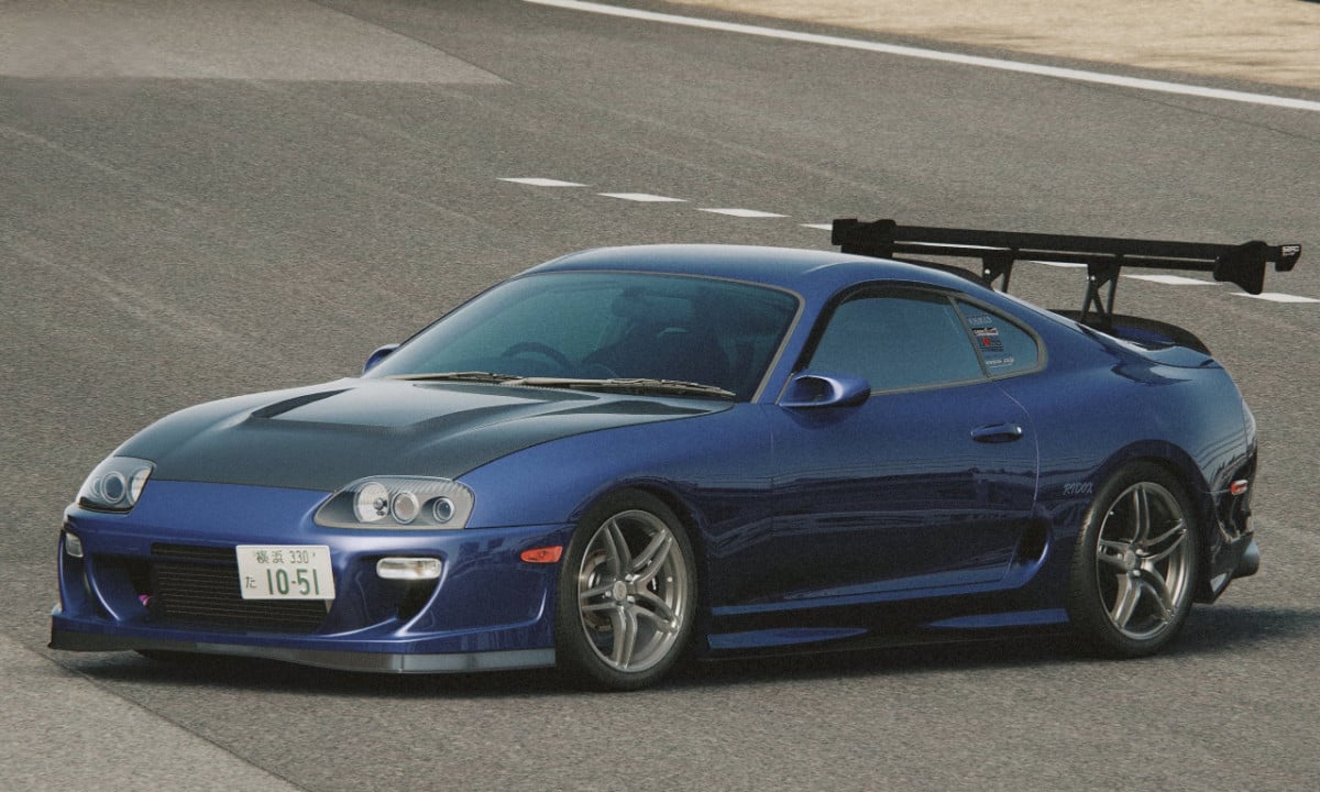 Toyota Supra RZ-S A80 Manabu Orido Blue Ridox