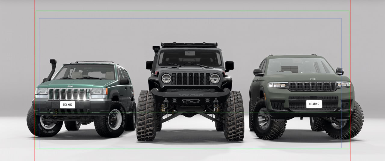 Jeep Pack 3 Vehicles