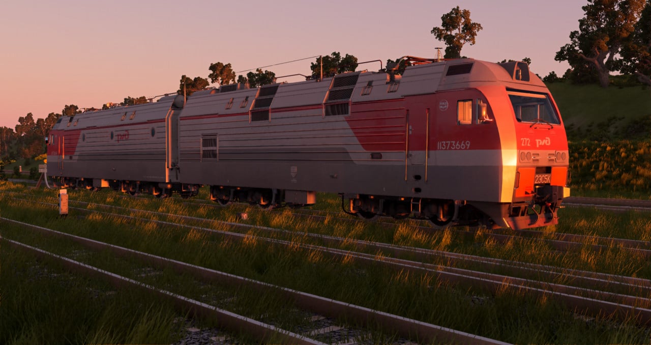 2ES5K Russian AC Electric Locomotive