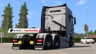 Grey Noir skin for Scania 1.0 thumbnail 3
