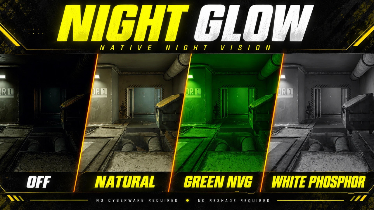Night Glow- A Night Vision Mod