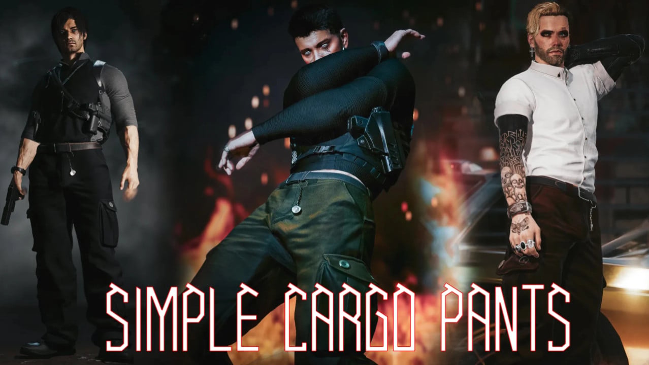 Simple Cargo Pants-PM