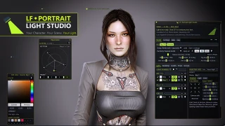 LF Portrait Light Studio - PT RT and Raster