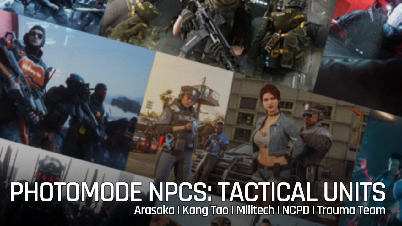 Photomode NPCs - Tactical Units