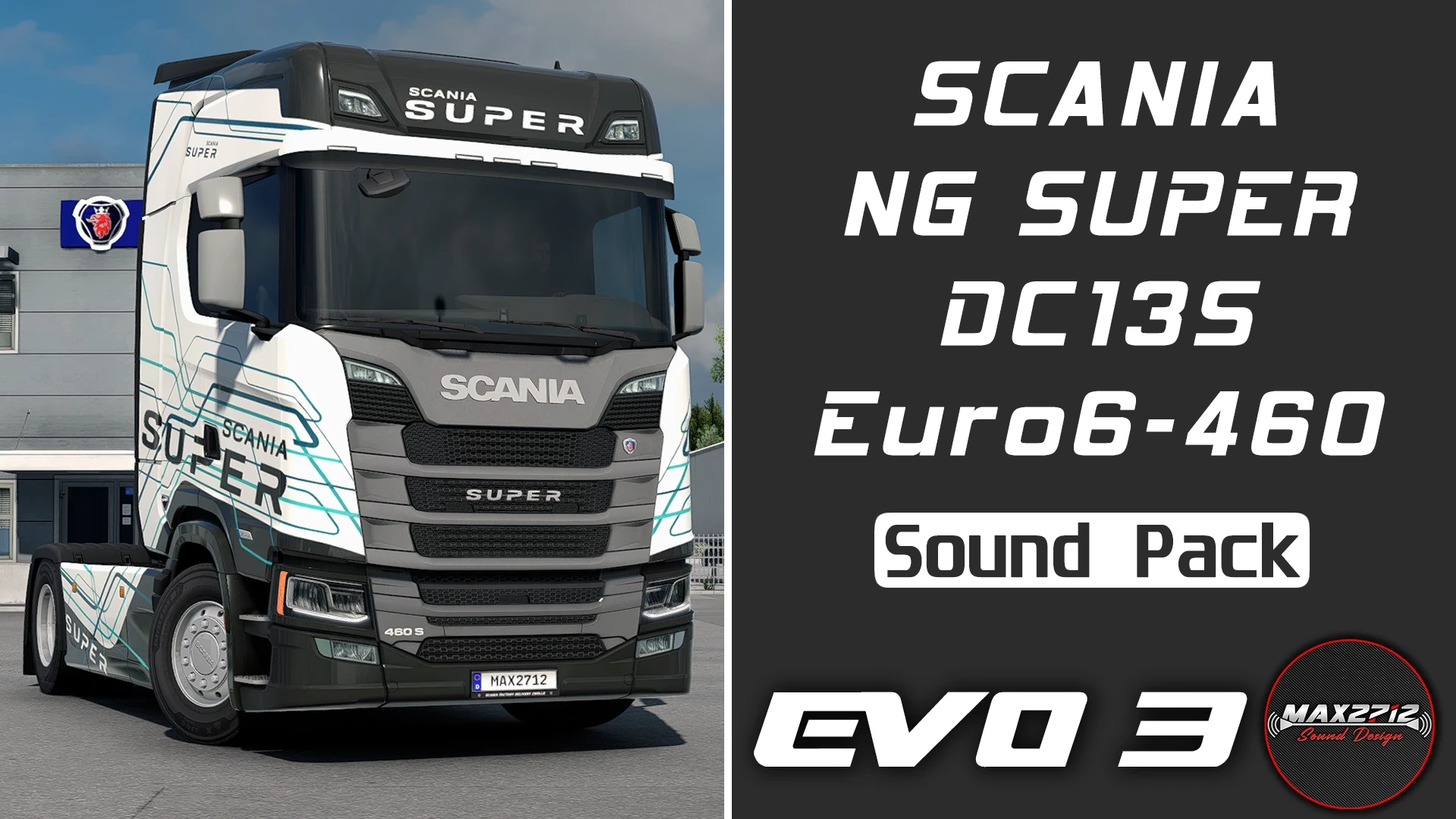 Scania NG SUPER 460 DC13S Sound Pack 2023 v1.0