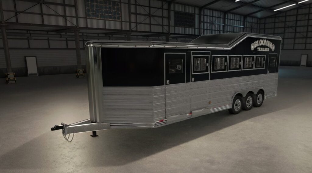 Bloomers 5 Horse Bumper Pull Trailer
