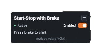 Start-Stop with Brake
