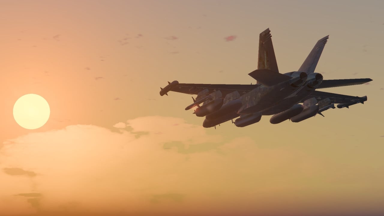 EA-18G Growler Electronic Warfare Jet