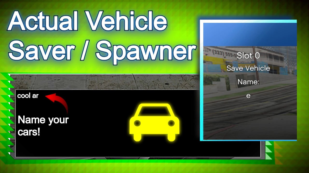 Actual Vehicle Saver / Spawner