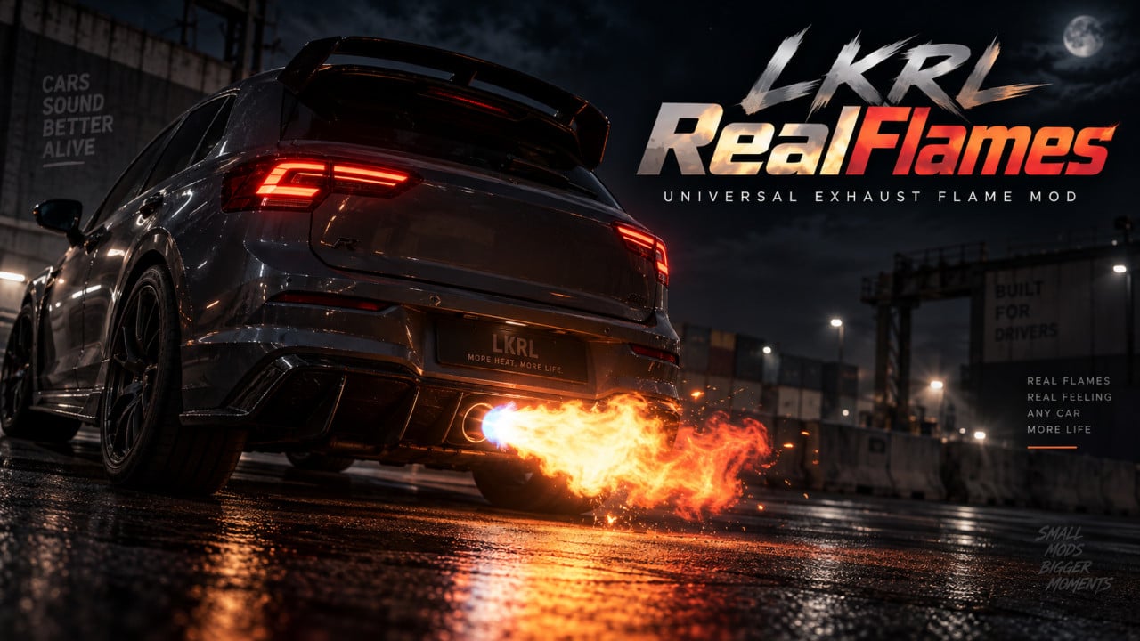 LKRL RealFlames v1.0 – BeamNG.drive 0.39xx (FREE)