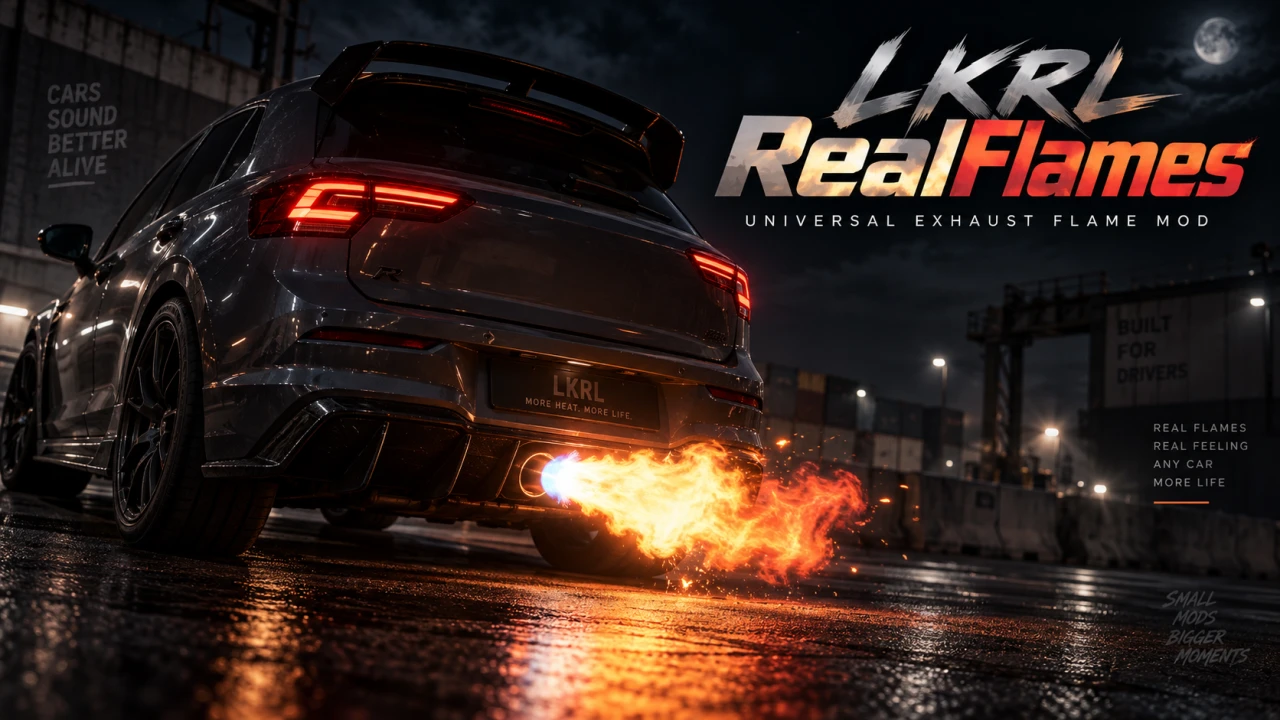 LKRL RealFlames v1.0 – BeamNG.drive 0.39xx (FREE)