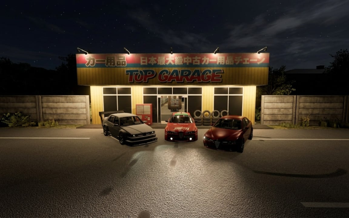 NightRunners Shop Garage
