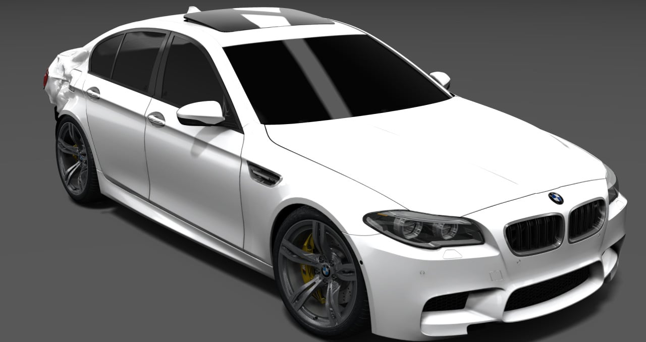BMW M5 F10 Bumper
