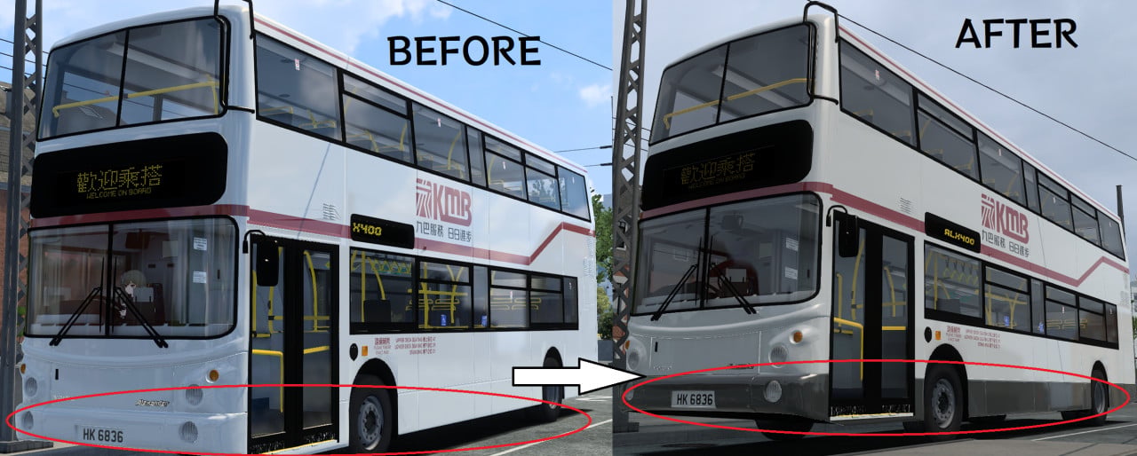 Hong Kong Bus Skins for ALX400