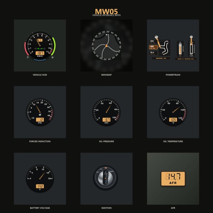 Need For Speed Most Wanted 2005 UI interface