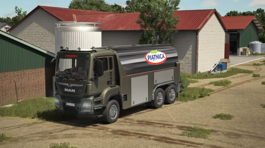 Polish dairy companies’ trucks