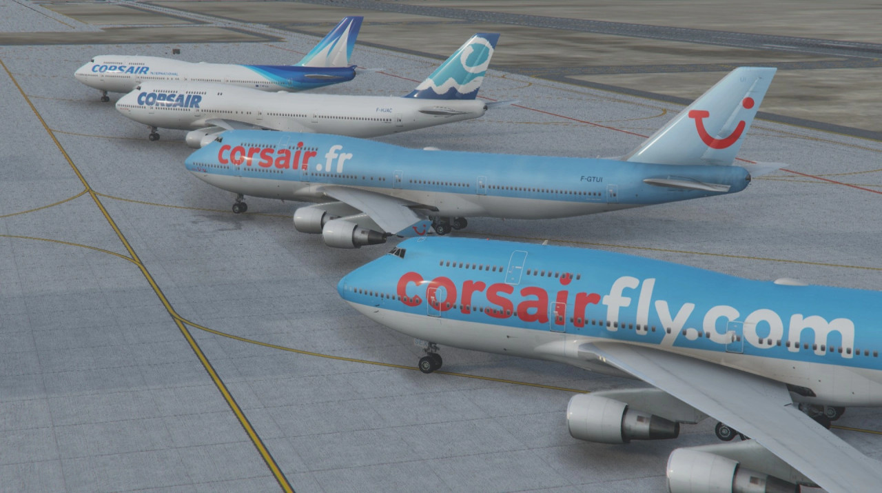 Boeing 747-400 Corsair & Corsairfly (TUI) Livery Pack