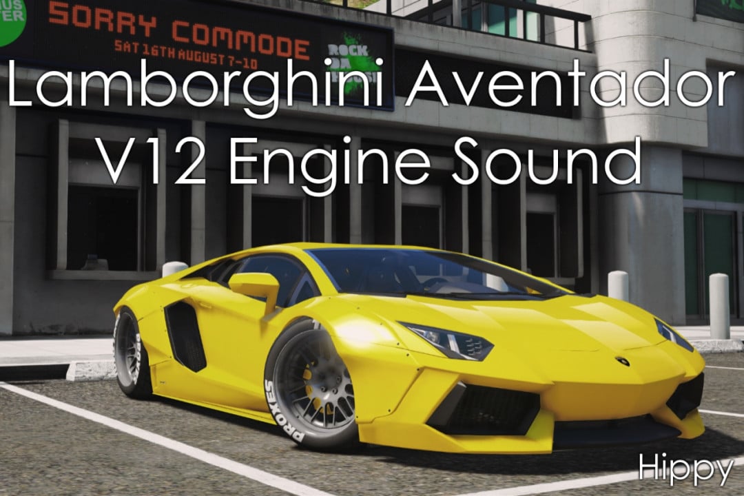 Lamborghini Aventador V 12 Engine Sound