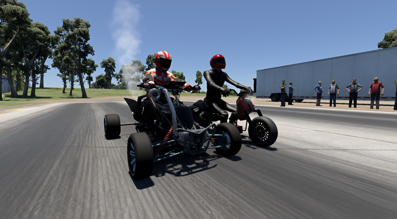 NLRxKingBlend3D Honda Ruckus & NLR Yamaha R1M Turbo  Stretched HyperQuad