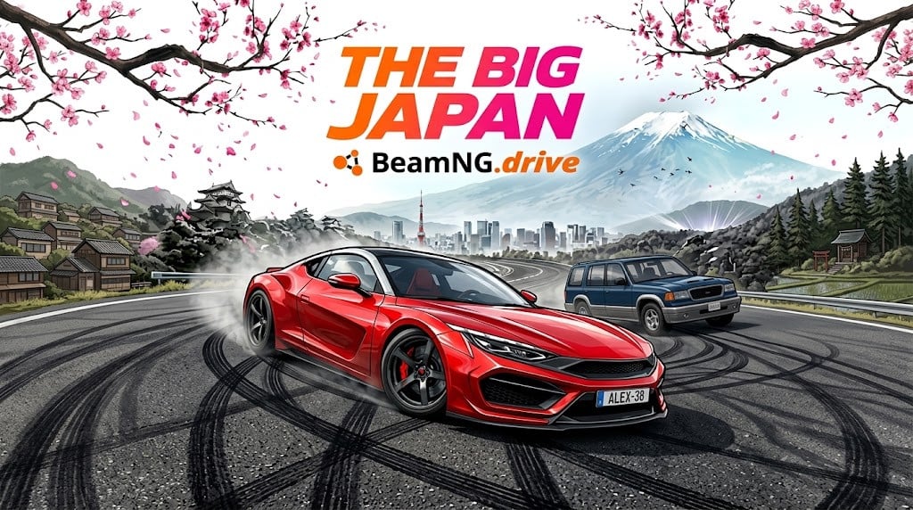 The Big JAPAN (Largest Japan Map Ever Made for BeamNG.drive)