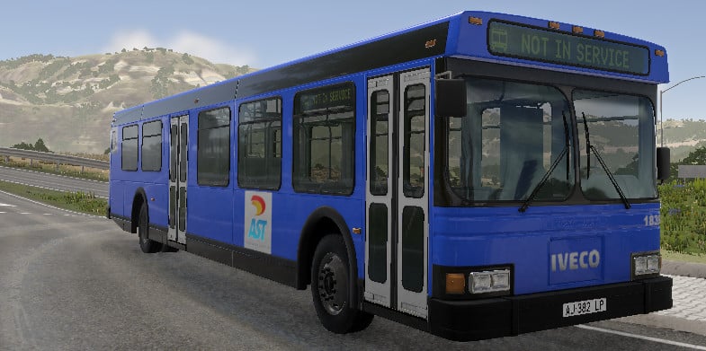 ''A.S.T.'' Azienda Trasporti Siciliana Old Bus Livery