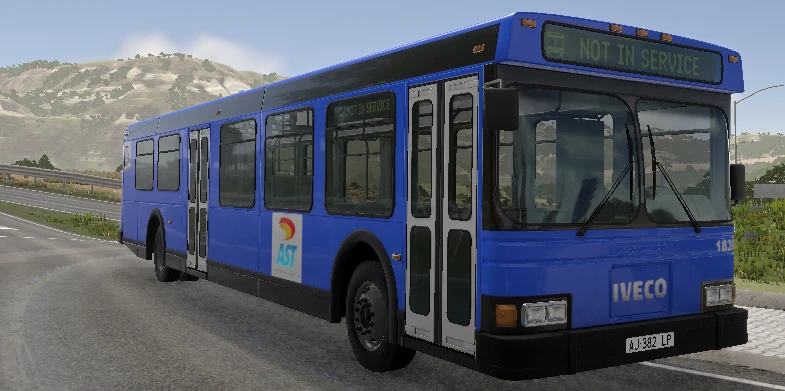 ''A.S.T.'' Azienda Trasporti Siciliana Old Bus Livery