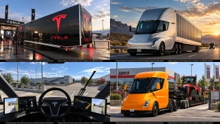 TESLA SEMI TRUCK 2019 + TRAILER v3.0 ETS2 1.60-1.61.x 3.0 thumbnail 3