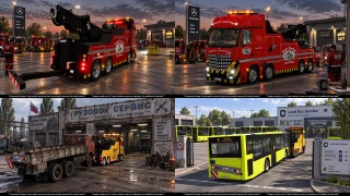 M.B. ACTROS MPIV CRANETRUCK & CARGO PACK v3.0 ETS2 1.60-1.61.x v3.0 thumbnail 3
