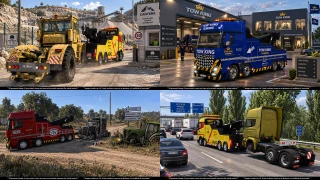 M.B. ACTROS MPIV CRANETRUCK & CARGO PACK v3.0 ETS2 1.60-1.61.x v3.0 thumbnail 4