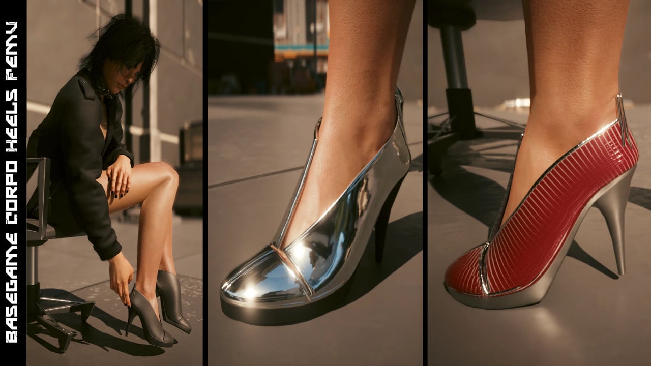 Basegame Tall Corpo High Heels - FemV - ArchiveXL