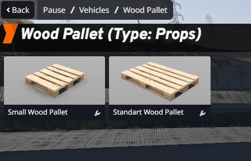 Wood Pallet Prop