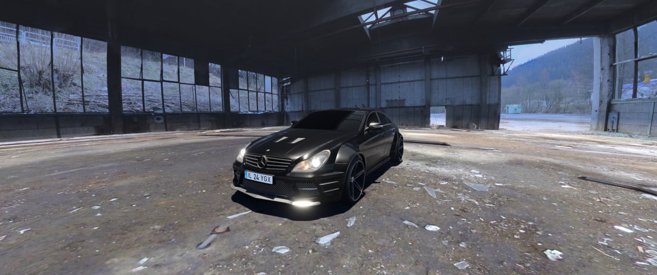 mercedes-benz cls 219 prior design/brabus rocket 900