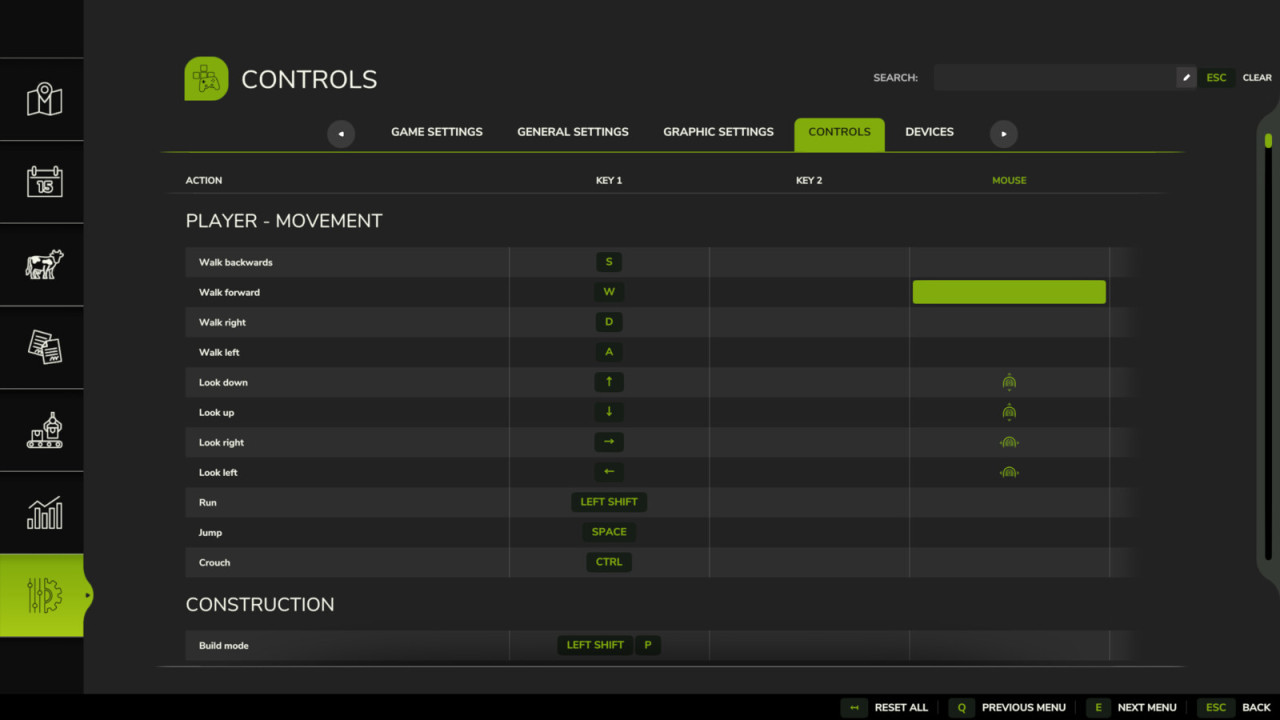 Settings Search