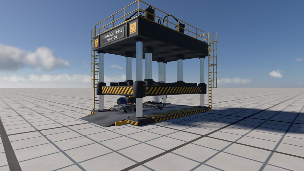 Hydraulic Press 1000t (+ XL giant version)