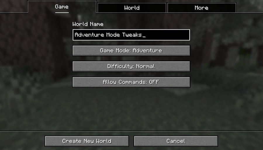 Adventure Mode Tweaks