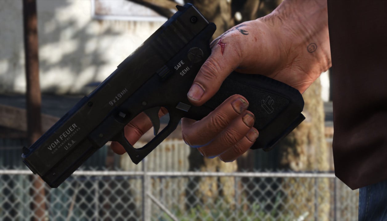 Vom Feuer 9mm Semi Automatic Pistol (Max Payne 3 Glock)