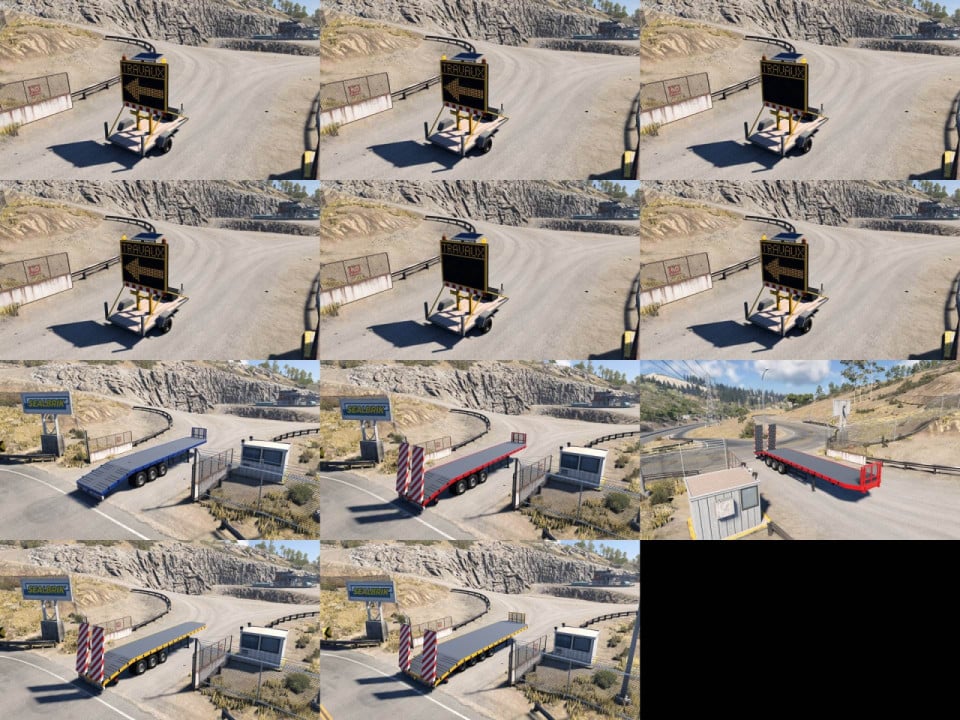 EU Recovery Flatbed Semi-Trailer