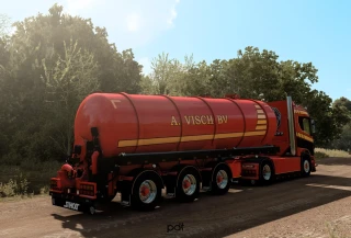 Scania R650 "A.VISCH" + Trailer v1.0 thumbnail 2