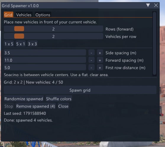 Grid Car Spawner