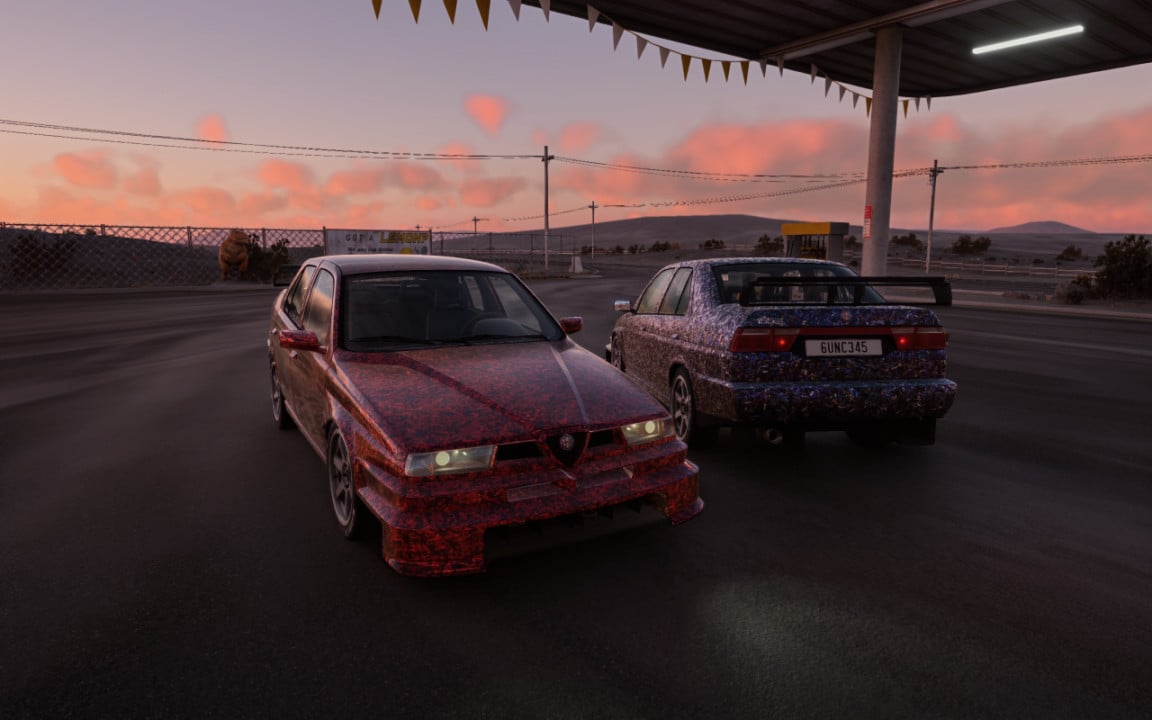 Alfa Romeo 155 TI V6 (remade bodykit version)