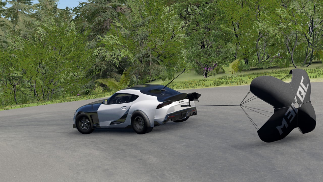 DRAG PARACHUTE (FUNCTIONAL) FOR SUPRA MK5 (RLA)