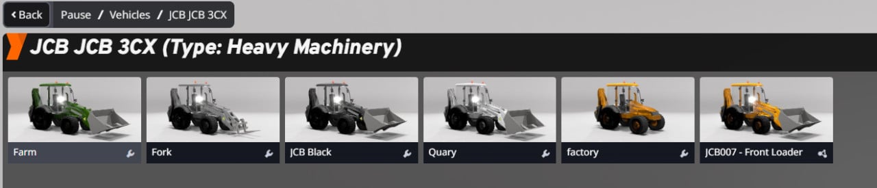 JCB 3CX Loader for BeamNG.drive.