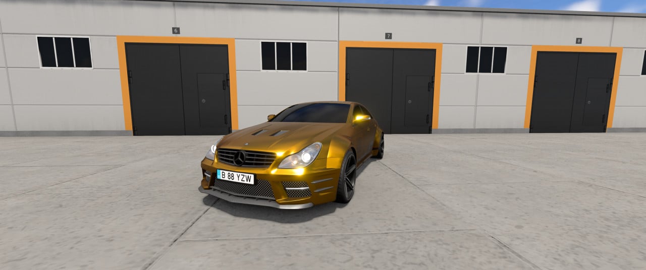 mercedes-benz cls 219 prior design/brabus rocket 900