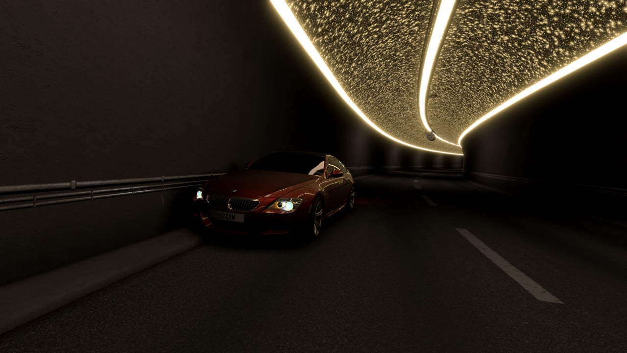 Pushin P Tunnel – Utah (Glitter Ceiling & Light Bars)