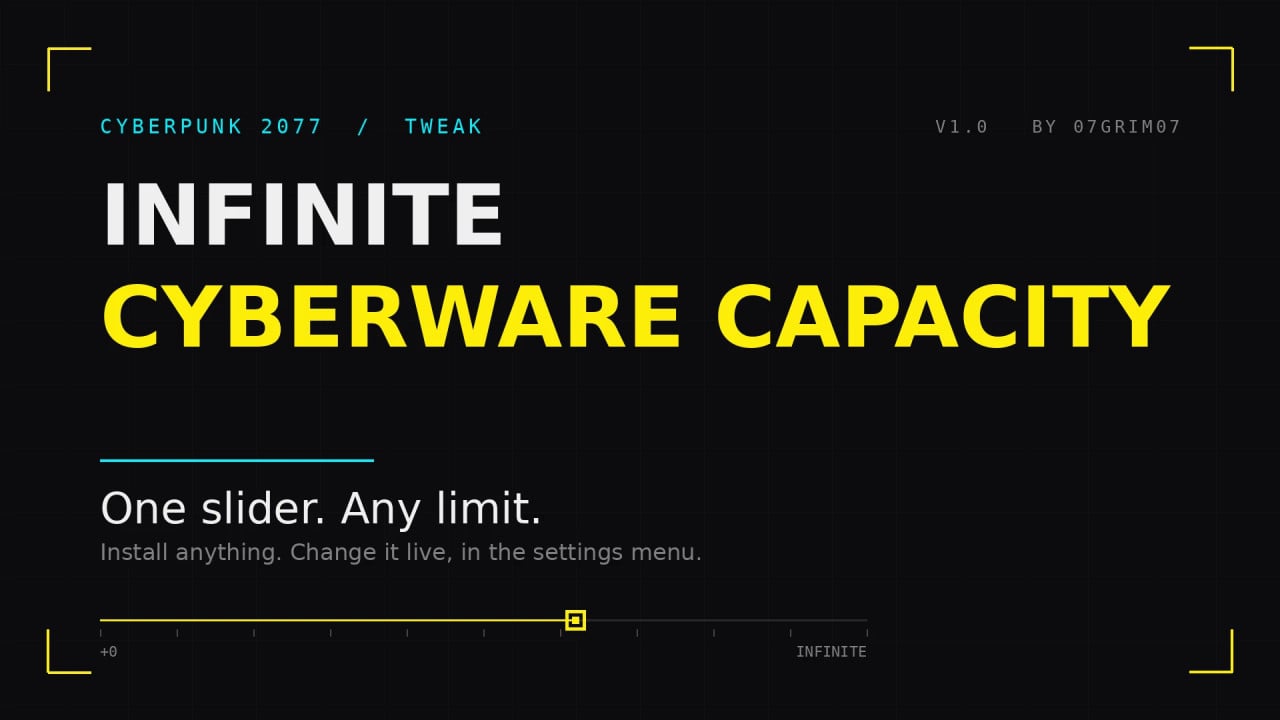 Infinite Cyberware Capacity
