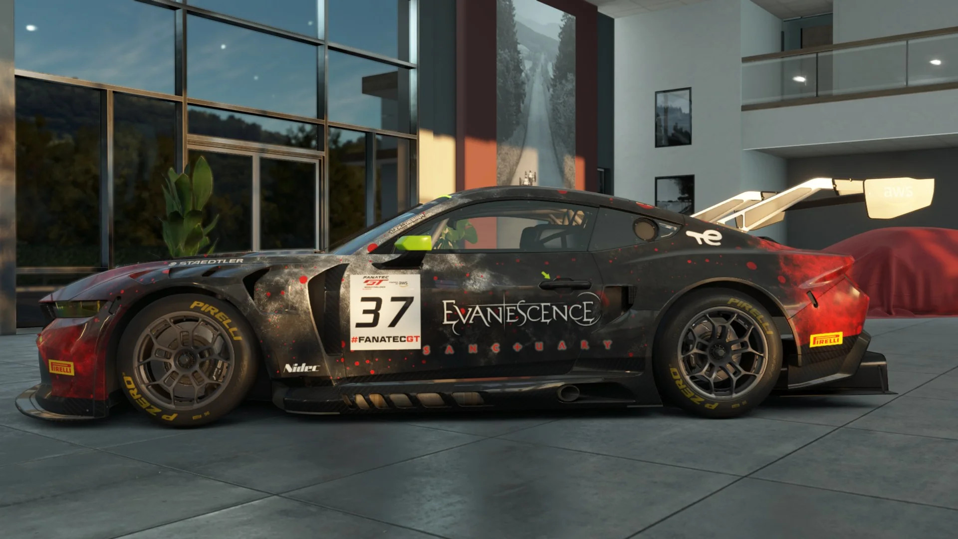 Ford Mustang GT3 Evanescence Sanctuary Concept Livery image 5