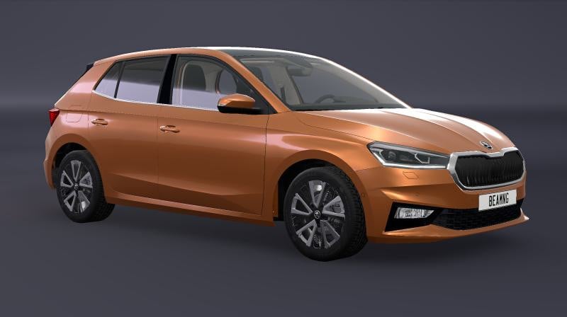 Škoda Fabia MK4 NEW UPDATE FIX NO TEXTURE + Scratches + AirBags